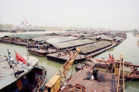 京杭大运河货物集散图片