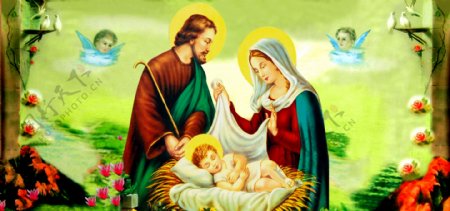 耶稣圣婴图片