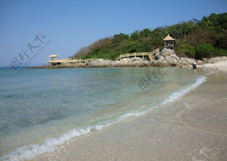 蜈支洲岛海滩图片