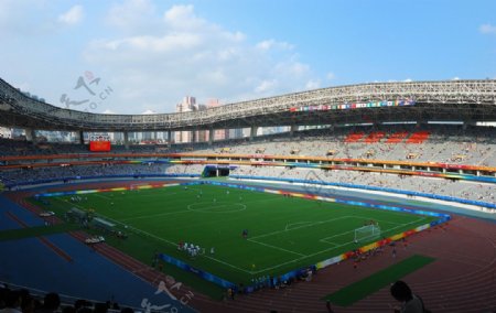 上海八万人体育场图片
