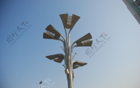 北京鸟巢外路灯高清大图图片