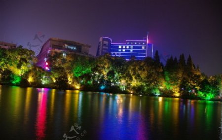 自拍的桂林夜景图片