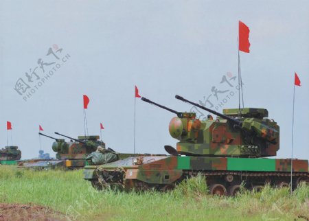 中国35毫米自行高炮图片