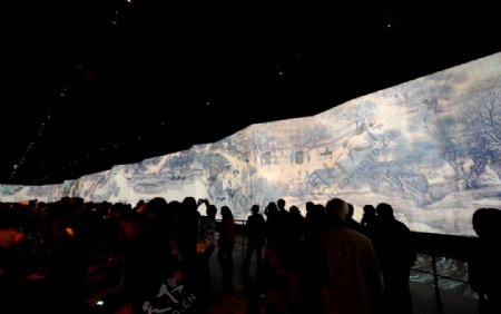 上海世博会中国馆清明上河图图片