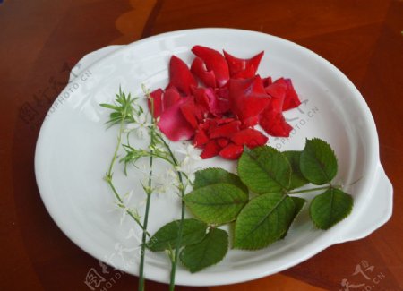 玫瑰晚餐图片