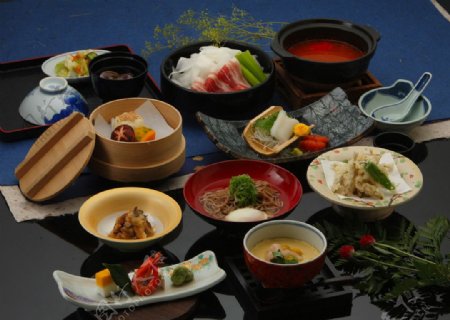 豪华日式料理寿司图片