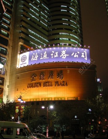 上海淮海路夜景图片