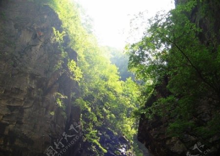 山西壶关太行大峡谷之红豆峡图片
