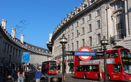 伦敦摄政街街景图片