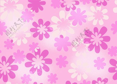 粉红花纹图片