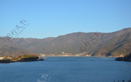 日本富士山景山中湖景图片