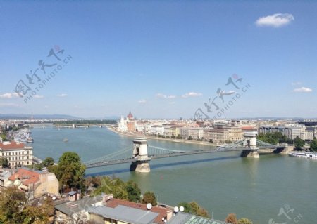布达佩斯链锁桥图片