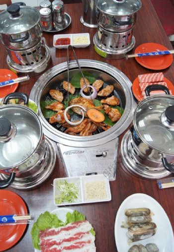韩国烧烤图片