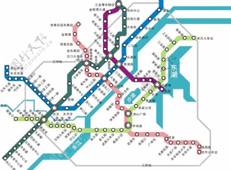 武汉地铁线路图片