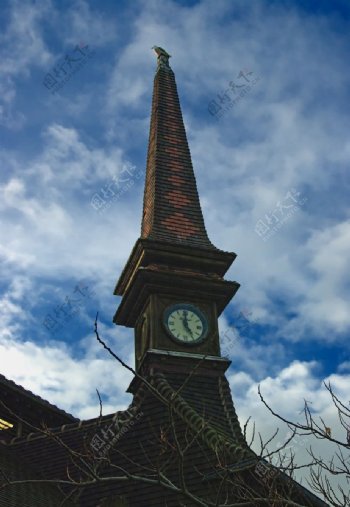 法国埃特勒塔诺曼底钟楼图片