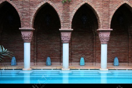 香格里拉苏丹娜池摩洛哥马拉喀什图片