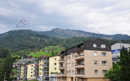 瑞士乡村小镇Auth图片