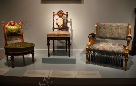 大都会博物馆藏品沙发椅图片