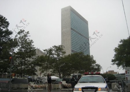 纽约联合国总部大楼图片