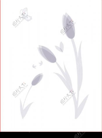 韩国矢量兰花图片