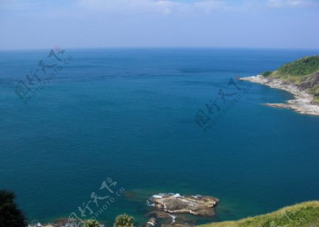 普吉岛大海蓝色的海图片