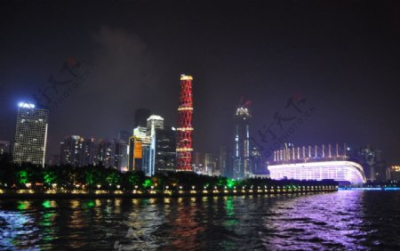 珠江夜游图片