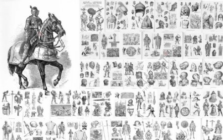 欧洲古代兵器和盔甲图片