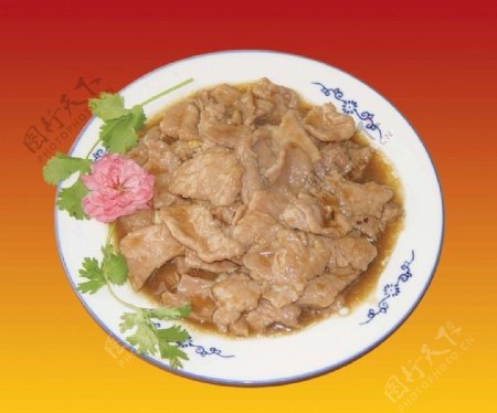 苏州风味菜蚝油牛柳图片