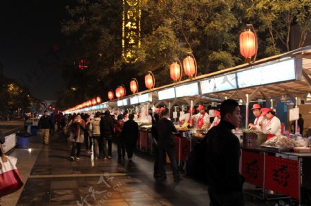 北京小吃一条街图片