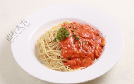 意大利番茄面图片