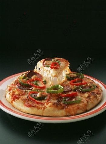 意大利匹萨饼图片