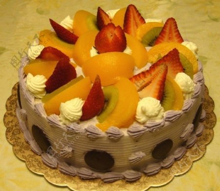 水果慕斯蛋糕图片