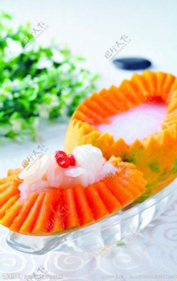 木瓜雪蛤图片