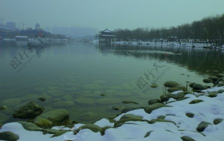 西安曲江南湖图片
