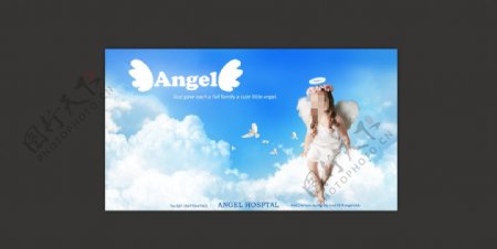 天使海报图片