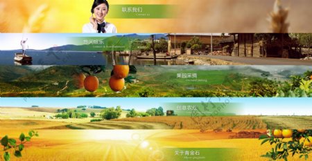 农业网站广告图banner图片