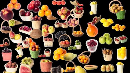 多种水果分层素材图片
