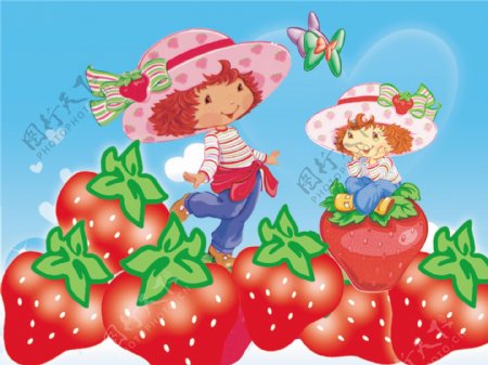 草莓娃图片