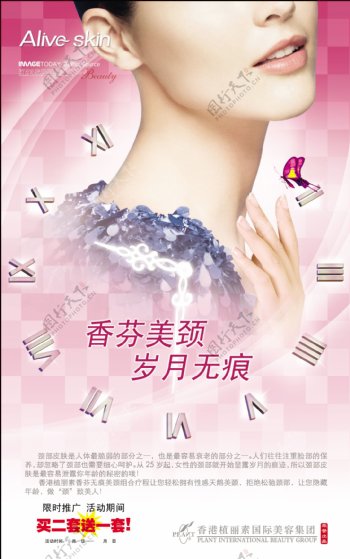美容颈部项目海报图片