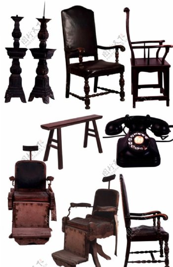 方凳靠椅欧式靠椅摇篮80年代化妆盒茶具陶瓷台灯古代币仿古家具图片