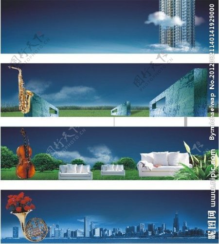 房地产行业横幅广告图片