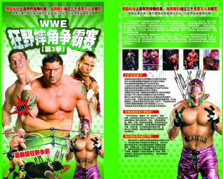 WWE狂野摔角争霸赛美国职业摔角比赛摔跤图片
