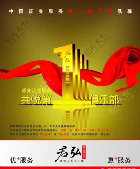 中国证券服务海报图片