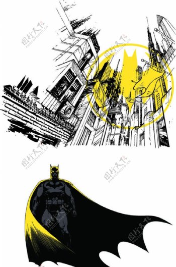 建筑蝙蝠侠图片