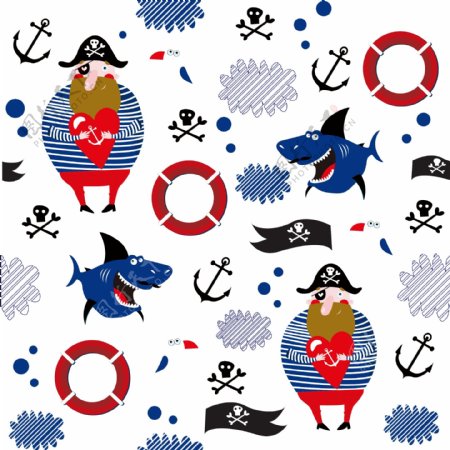 海盗与鲨鱼