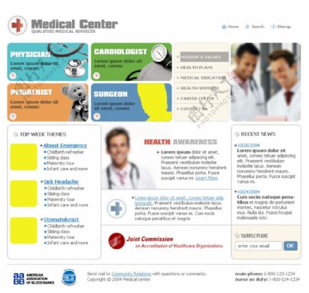 医药公司医疗器械网页设计