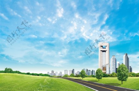 韩国城市建设PSD模板