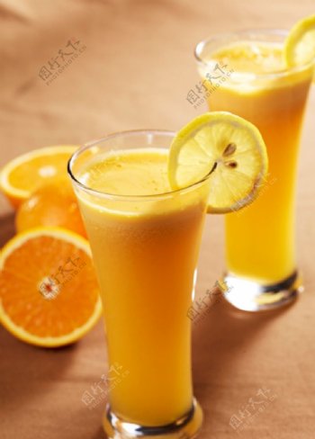鲜榨香橙汁