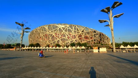 北京鸟巢水立方摄影作品