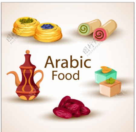现实阿拉伯语食品包装